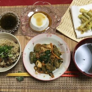 沖縄料理ナーベーラーンブシーにチャレンジ
